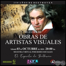 El Espritu de Beethoven - Muestra de Artistas Visuales - Sbado, 03 de Octubre de 2020